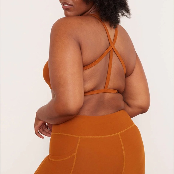 Wolven Pyramid Top Bralette - Tumeric - M - Picture 7 of 7